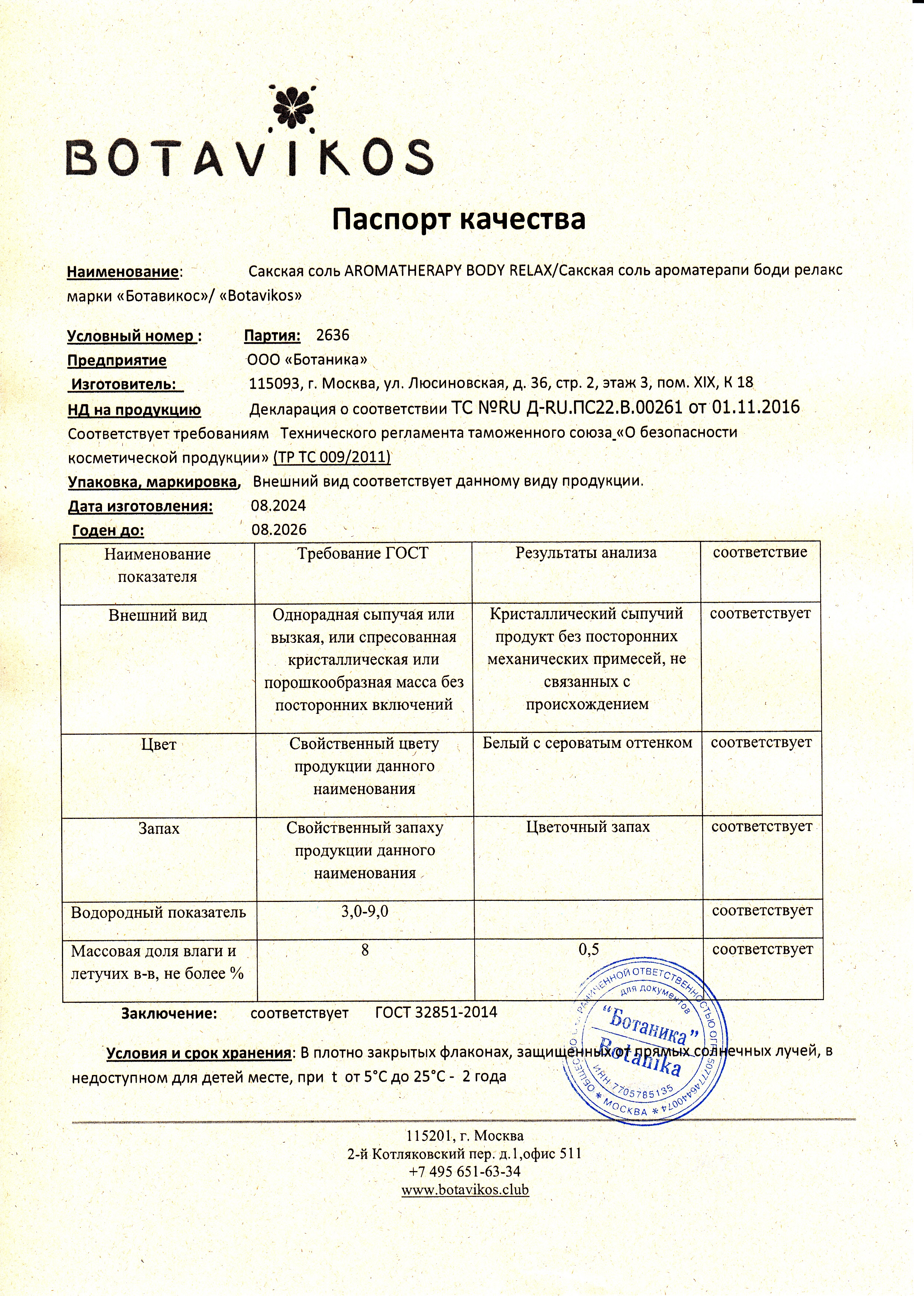 Паспорт №082024